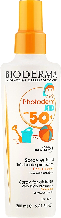 Sonnenschutzspray für Kinder SPF 50+ - Bioderma Photoderm Kid Spray SPF 50+ — Bild N1