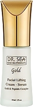 Serumcreme mit Gold- und Peptidkomplex - Dr.Sea Gold & Peptide Complex Lifting Cream-Serum — Bild N1