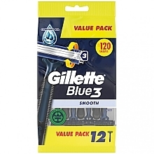 Einwegrasierer-Set 12 St. - Gillette Blue 3 Disposable Razors  — Bild N1