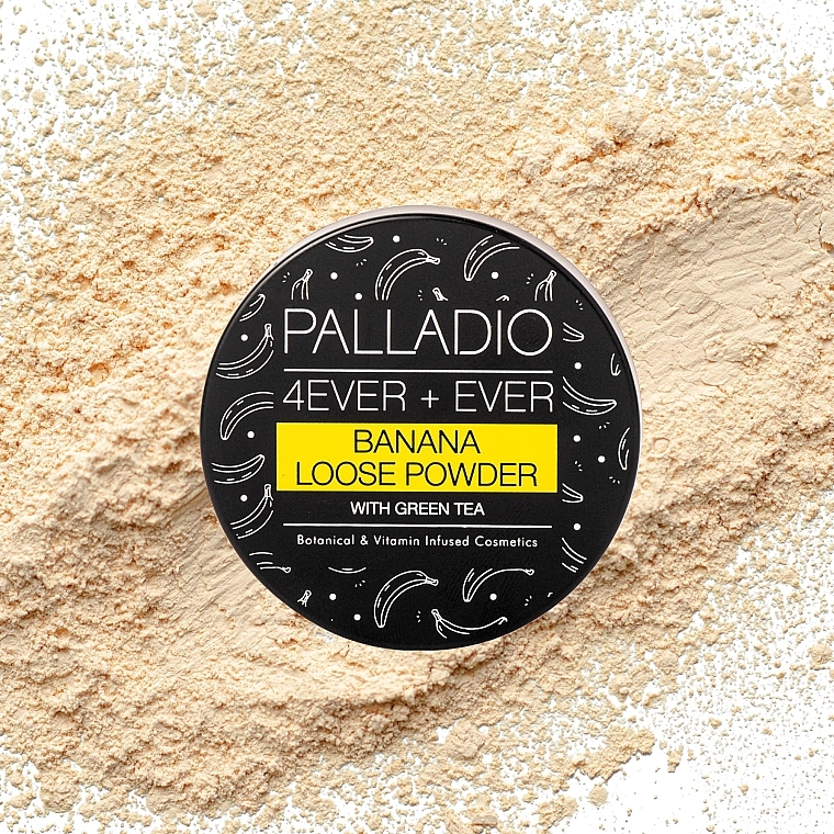 Bananenpuder - Palladio 4 Ever+Ever Banana Loose Setting Powder — Bild N3