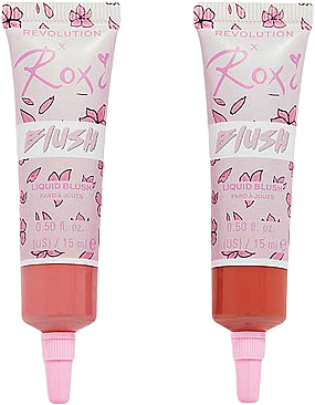 Flüssiges Rouge-Set - Makeup Revolution x Roxi Cherry Blossom Liquid Blush Duo (Flüssiges Rouge 2x15ml) — Bild N2