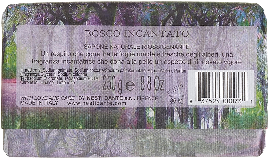 Naturseife Enchanting Forest - Nesti Dante Natural Soap Emozioni in Toscana Collection — Bild N2
