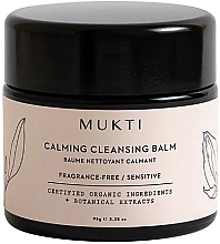 Düfte, Parfümerie und Kosmetik Beruhigender und reinigender Gesichtsbalsam - Mukti Organics Calming Cleansing Balm 