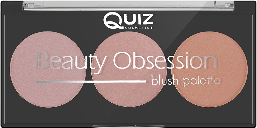 Rouge-Palette für das Gesicht - Quiz Cosmetics Beauty Obsession Palette Blush — Bild N2