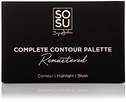 Gesichtskonturierungspalette - Sosu by SJ Remastered Complete Contour Palette — Bild N1