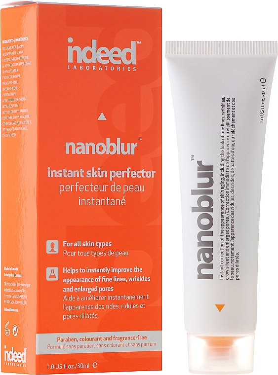 Gesichtscreme für einen ebenmäßigen Teint - Indeed Laboratories Nanoblur Instant Skin Perfector Blurring Cream