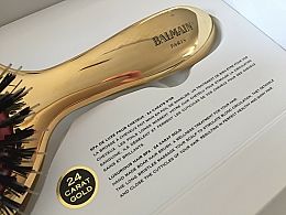 Haarpflegeset - Balmain Paris Hair Couture Luxurious Golden Spa (Haarparfüm 50ml + Haarelixier 20ml + Haarbürste) — Bild N2
