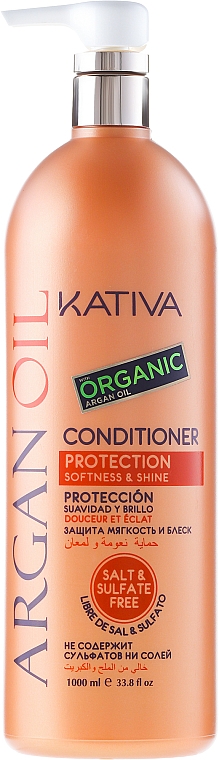 Feuchtigkeitsspendender Haarbalsam mit Arganöl - Kativa Argan Oil Conditioner — Bild N7