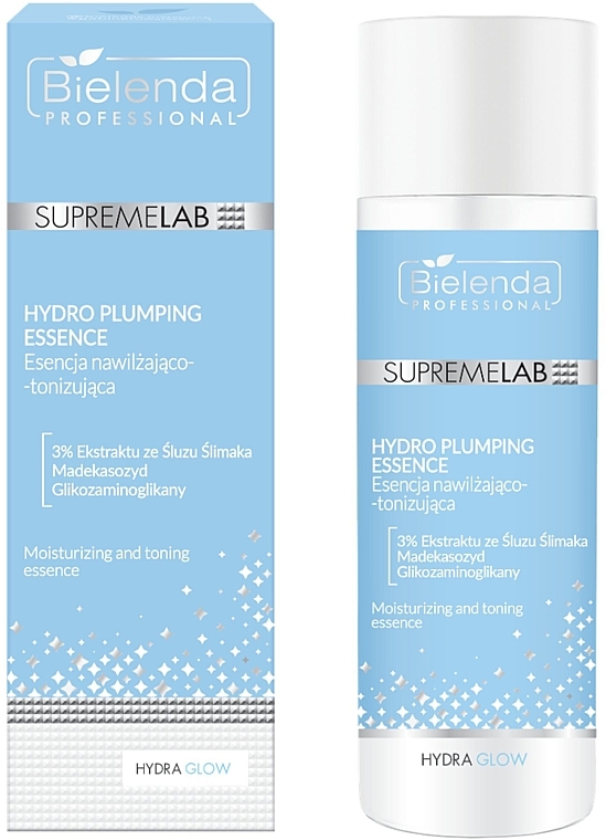 Feuchtigkeitsspendende und tonisierende Essenz - Bielenda Professional Supremelab Hydra Glow Moisturizing And Toning Essence — Bild N1