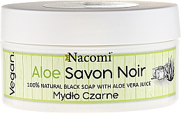 Natürliche schwarze Seife mit Aloe Vera - Nacomi Savon Noir Natural Black Soap with Aloe Vera Juice — Bild N1