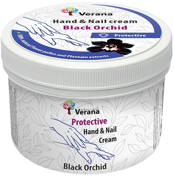 Schutzcreme für Hände und Nägel Schwarze Orchidee - Verana Protective Hand & Nail Cream Black Orchid — Bild N1