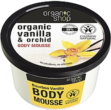 Düfte, Parfümerie und Kosmetik Körpermousse mit Bio Vanille- und Orchideenextrakt - Organic Shop Body Mousse Organic Vanilla & Orchid
