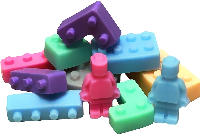 Handgemachte Naturseife Lego Bausteine - LaQ Happy Soaps Natural Soap