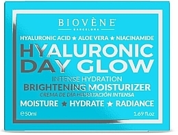 Feuchtigkeitsspendende Gesichtscreme für den Tag - Biovene Hyaluronic Day Glow Intense Hydration Brightening Moisturizer — Bild N3