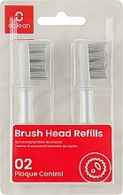 Düfte, Parfümerie und Kosmetik Austauschbare Zahnbürstenköpfe für elektrische Zahnbürste 2 St. grau - Oclean Brush Heads Refills 02 Plaque Control Medium
