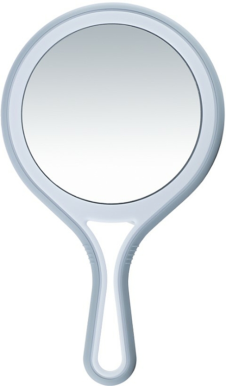 Doppelseitiger Kosmetikspiegel mit Griff d 12,5 cm - Titania — Bild N1