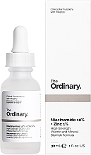 The Ordinary Niacinamide 10% + Zinc 1% - Gesichtsserum mit 10% Niacinamid und 1% Zink — Bild N2