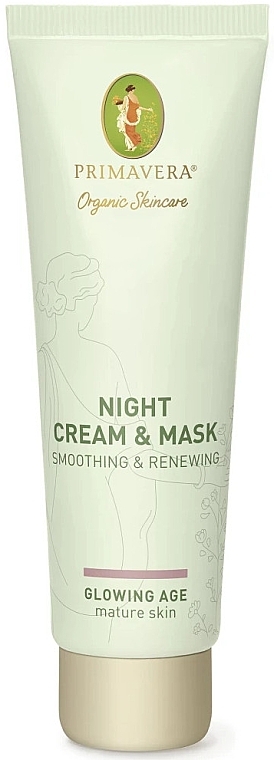 Glättende und erneuernde Crememaske - Primavera Glowing Age Smoothing & Renewing Night Cream & Mask — Bild N2