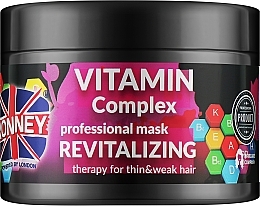 Düfte, Parfümerie und Kosmetik Revitalisierende Haarmaske mit Vitaminkomplex für dünnes und schwaches Haar - Ronney Vitamin Complex Revitalizing Therapy Mask