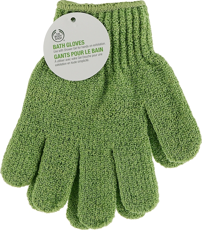 Exfolierende Bade-Handschuhe grün - The Body Shop Exfoliating Bath Gloves — Bild N1