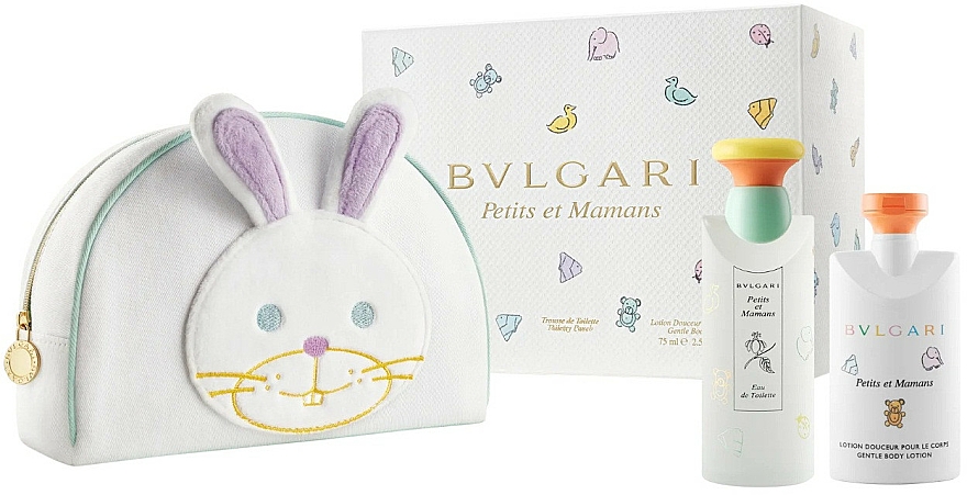 Bvlgari Petits et Mamans - Duftset (Eau de Toilette 100ml + Körperlotion 75ml + Kosmetiktasche) — Bild N1