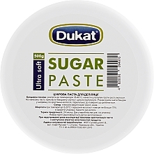 Ultraweiche Zuckerpaste zur Enthaarung - Dukat Sugar Paste Ultra Soft — Bild N1