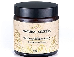 Düfte, Parfümerie und Kosmetik Mizellarer Make-up-Entferner-Balsam - Natural Secrets Micelarny Balsam