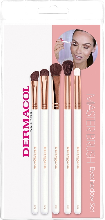 Dermacol Master Brush Rose Gold Eyeshadow Set  - Make-up-Pinselset 5-tlg. — Bild N1