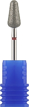 Düfte, Parfümerie und Kosmetik Diamant-Nagelfräser in Nierenform 6 mm rot - Head The Beauty Tools