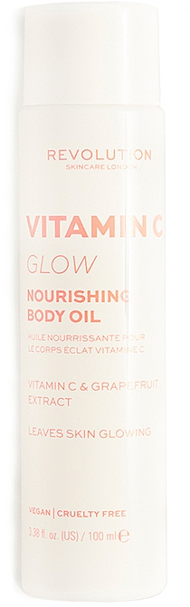 Pflegende Körperbutter - Revolution Skincare Nourishing Body Oil Glow with Vitamin C — Bild N1