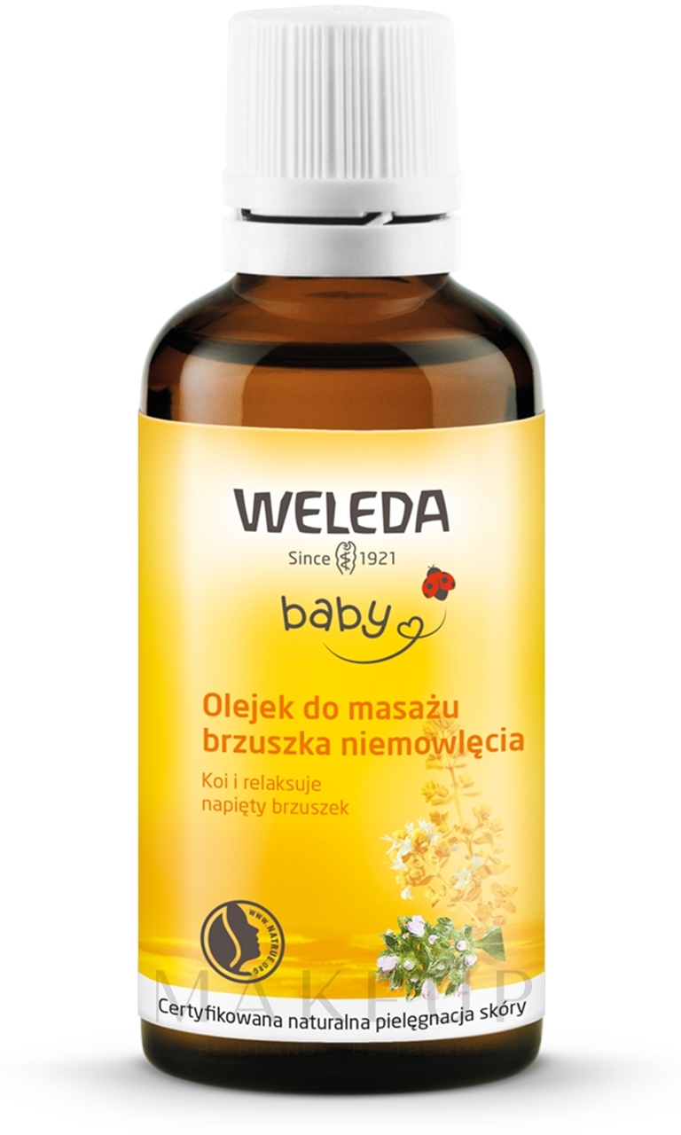 Beruhigendes und entspannendes Massageöl für den Babybauch - Weleda Baby Tummy Oil — Foto 50 ml