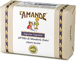 Düfte, Parfümerie und Kosmetik Seife mit süßem Mandelöl - L'Amande Vegetable Soap Sweet Almond Oil