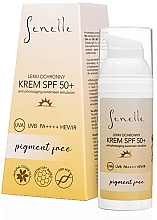 Düfte, Parfümerie und Kosmetik Schützende Gesichtscreme ohne Pigment - Senelle Light Protective Face Cream Pigment Free SPF 50+