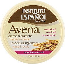 Feuchtigkeitsspendende Hand- und Körpercreme - Instituto Espanol Avena Moisturizing Cream Hand And Body — Bild N3