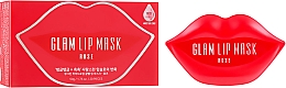Düfte, Parfümerie und Kosmetik Hydrogel-Lippenmaske mit Rosenduft - BeauuGreen Hydrogel Glam Lip Mask Rose