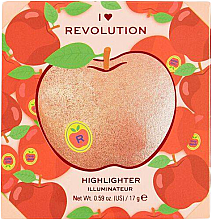 Düfte, Parfümerie und Kosmetik Highlighter - I Heart Revolution Tasty 3D Apple Highlighter (Apple) 