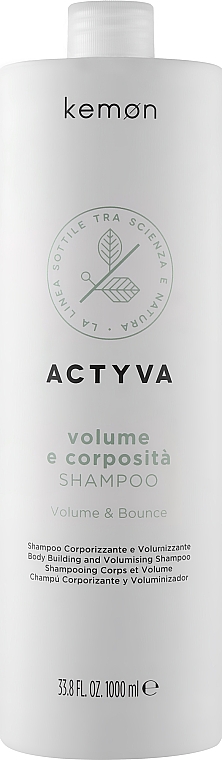 Shampoo für mehr Volumen - Kemon Actyva Volume e Corposita Shampoo — Bild N2