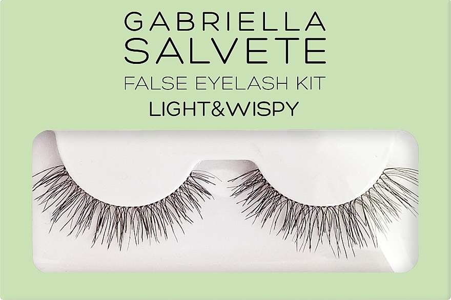 Künstliche Wimpern - Gabriella Salvete False Eyelash Kit Light & Wispy — Bild N1