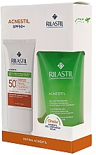 Düfte, Parfümerie und Kosmetik Set - Rilastil Acnestil SPF50+ (cl/gel/50ml + f/cr/40ml)