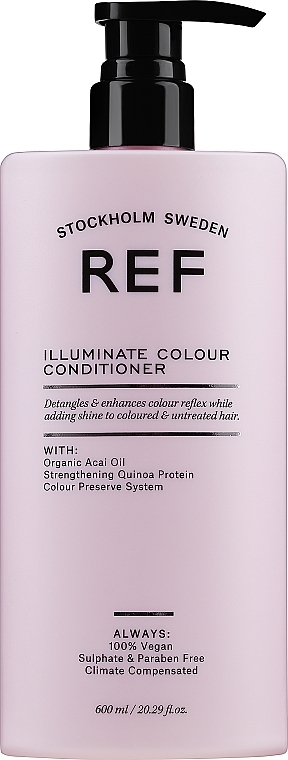 Nährender und schützender Conditioner für gefärbtes Haar mit Acai-Öl und Quinoaprotein - REF Illuminate Color Conditioner — Bild N6