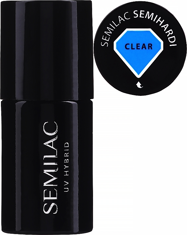 UV Aufbaugel - Semilac UV Hybrid Hard Clear — Bild N2