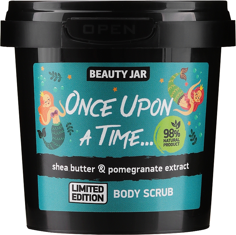 Körperpeeling Sheabutter und Granatapfelextrakt - Beauty Jar Once Upon A Time Limited Edition Body Scrub — Bild N1