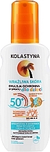 Düfte, Parfümerie und Kosmetik Schützendes Sonnenschutzemulsion-Spray für empfindliche Kinderhaut SPF 50+ - Kolastyna Kids Sensitive Skin SPF50