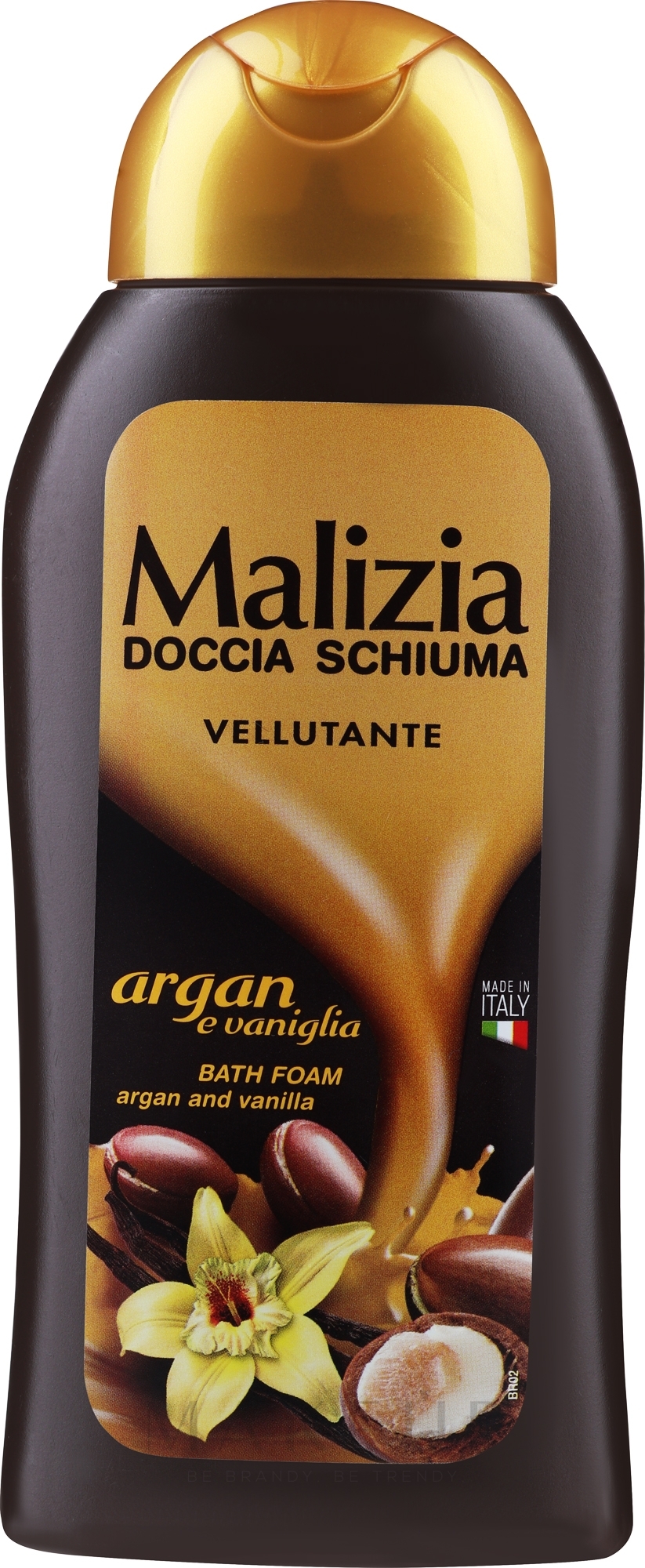 Badeschaum Argan & Vanille - Malizia Bath Foam Argan & Vanilla — Bild 300 ml