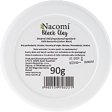 Reinigungsmaske für empfindliche und normale Haut - Nacomi Black Clay — Foto N2
