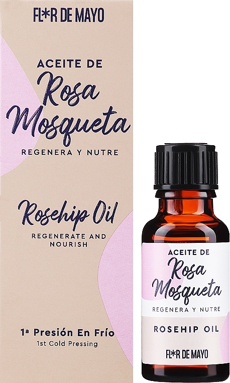 Natürliches Hagebuttenöl - Flor De Mayo Natural Oil Rosa Mosqueta — Bild N2