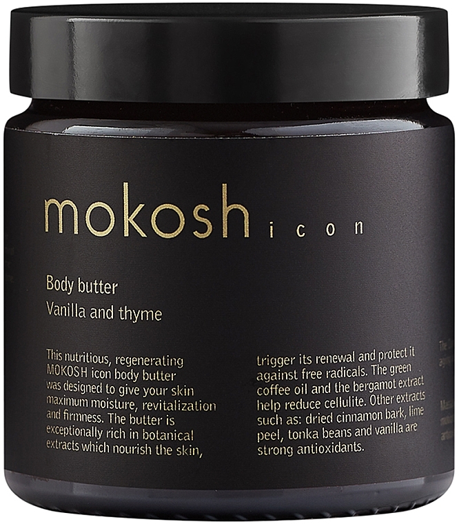 Körperbutter mit Vanille und Thymian - Mokosh Cosmetics Body Butter Vanilla & Thyme — Bild N1