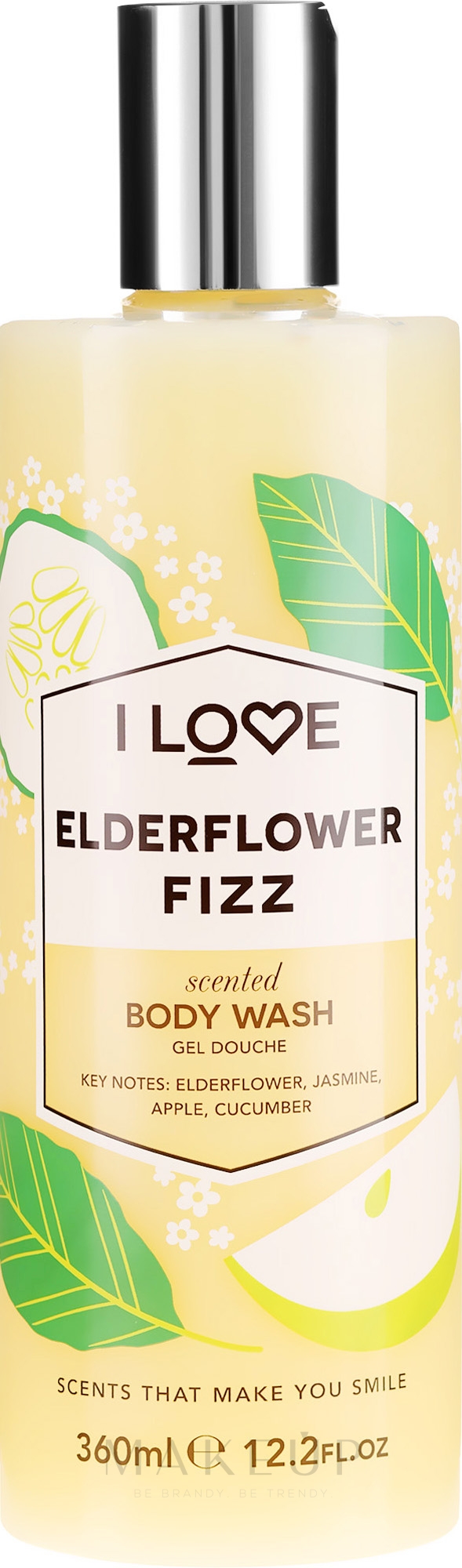 Duschgel mit Holunder-Cocktail - I Love... Elderflower Fizz Body Wash — Bild 375 ml