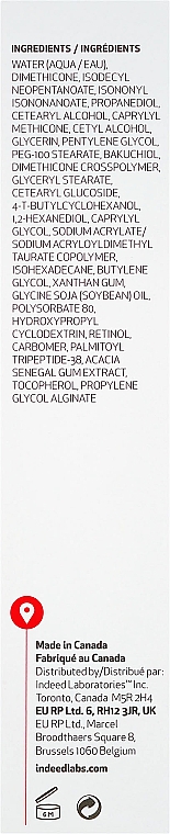 Leichtes und cremiges Gesichtsserum gegen Falten mit Retinol und Peptiden - Indeed Laboratories Retinol Reface — Bild N3