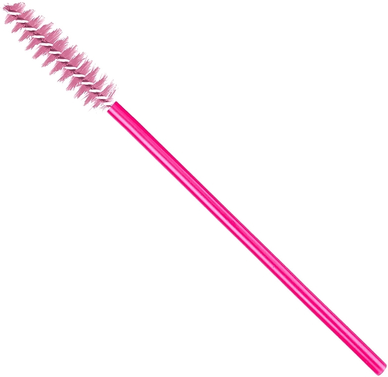 Pinsel für Wimpern und Augenbrauen dunkelrosa mit rosa Griff - Clavier — Bild N3